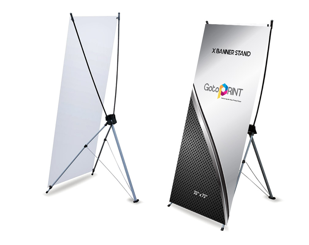 X Banner Stand with Graphic 32